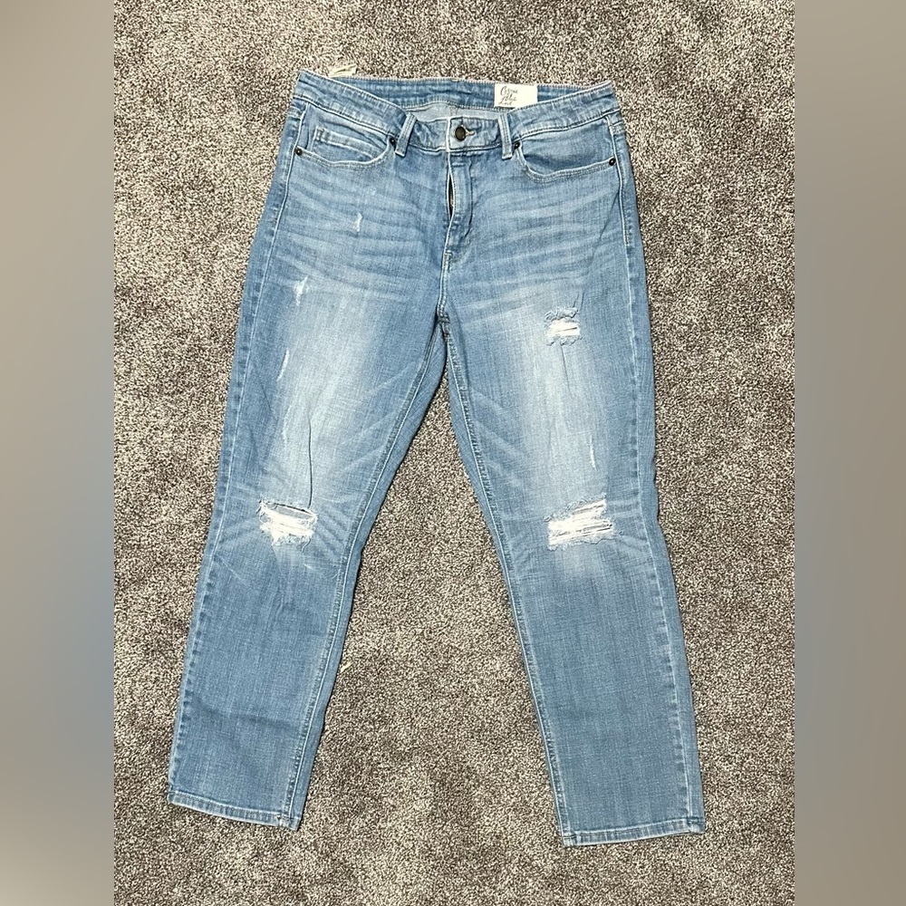 Cosmic blue love jeans size 31 (US 12)